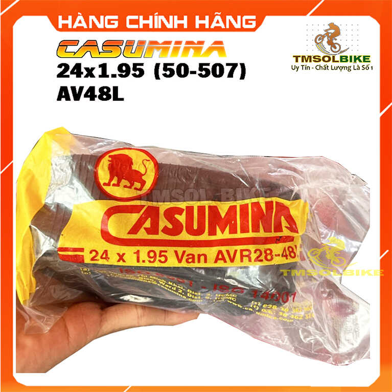 Ruột Săm Xe Đạp 24x1.95 (50-507) CASUMINA Dùng Được Cho 24x2.125 3 ruot-sam-xe-dap-24x1-95-50-507-casumina-dung-duoc-cho-24x2-125