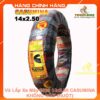 Vỏ lốp xe máy điện Casumina 14x2.50 không săm, hàng chính hãng, bền bỉ, bám đường tốt.