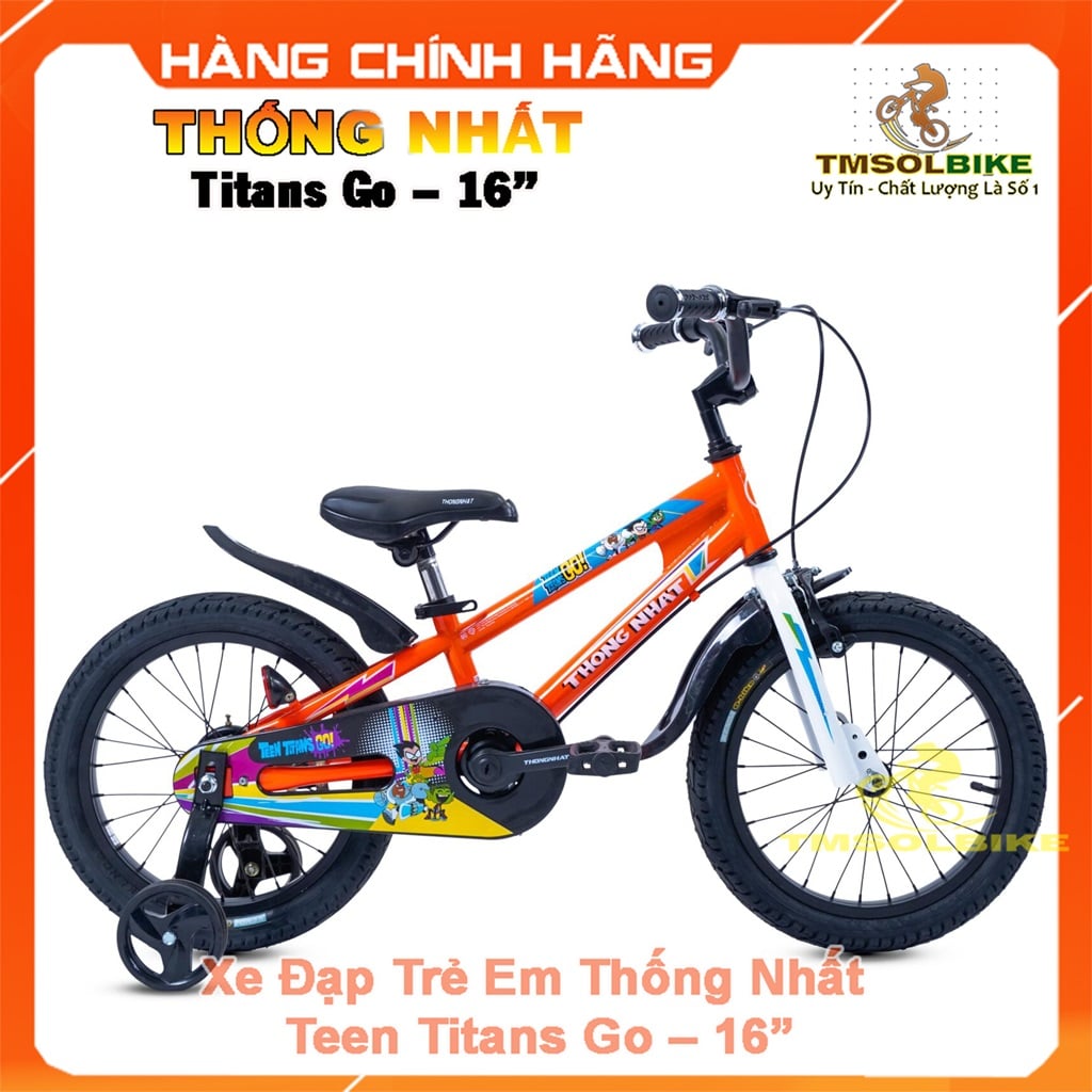 Xe Đạp Trẻ Em Thống Nhất Teen Titans Go – 16” Người Bạn Đồng Hành Lý Tưởng Cho Bé yêu 3 xe-dap-tre-em-thong-nhat-teen-titans-go-16-mat-ben