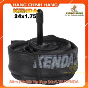 Ảnh đại diện săm (ruột) xe đạp KENDA size 24x1.75 (47-507) van AV48L, chính hãng, độ bền cao, phù hợp lốp xe 24 inch.